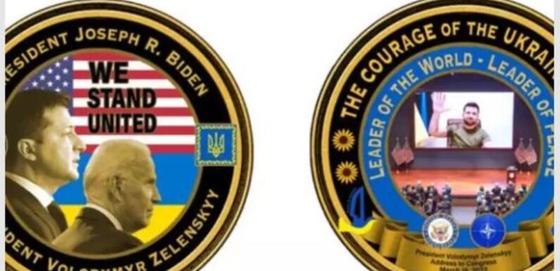 Адміністрація президента США презентувала пам’ятні монети, присвячені Україні