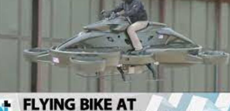 На Детройтському автосалоні представлений летючий мотоцикл (+ВІДЕО)